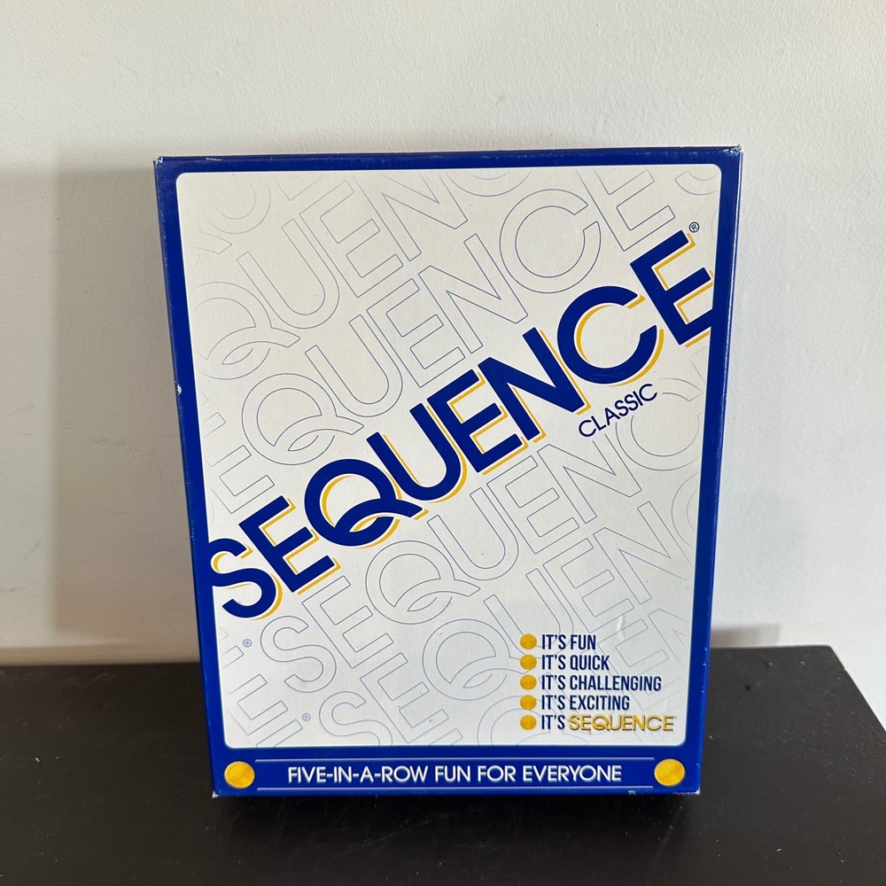 NEW Sequence Classic Board Game Goliath Five-in-a-Row Strategy Card Game